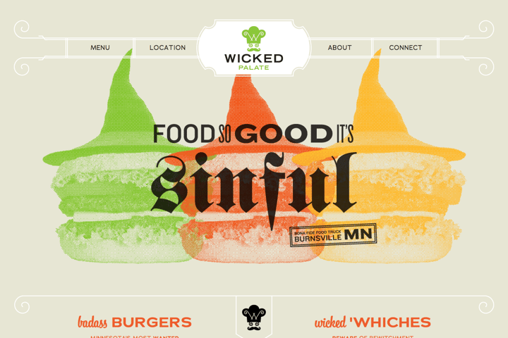 Wicked Palate website preview